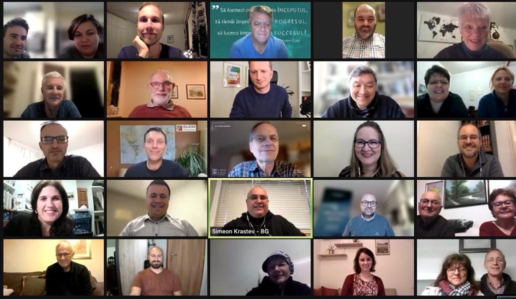 The Europe GRT and Forum gather on Zoom.